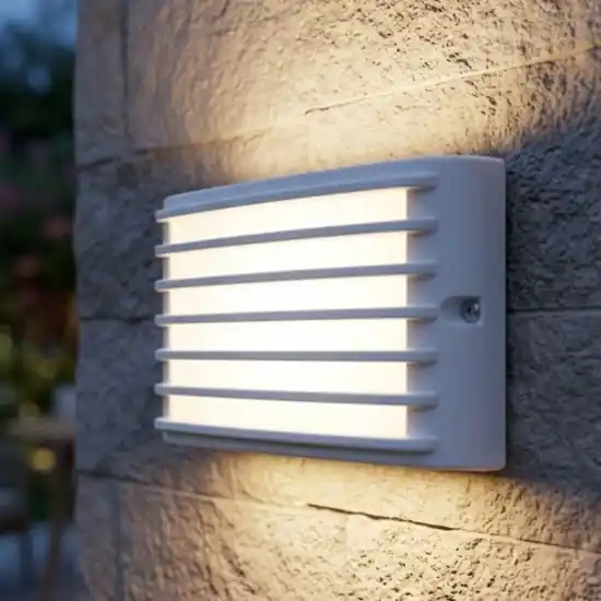 Applique bianca per esterno led 3000k moderna ip65 Soddisfatti O Rimborsati