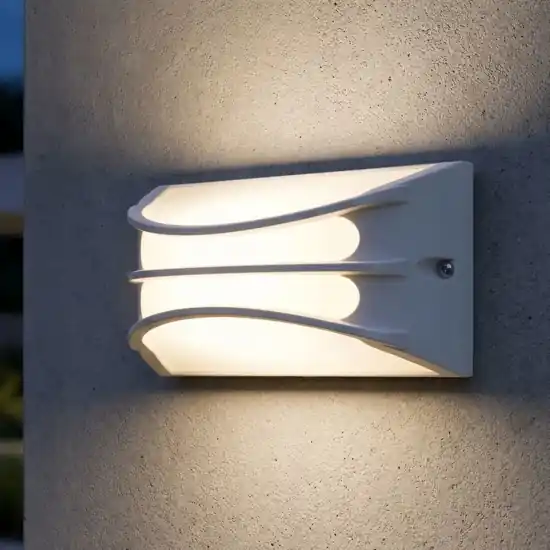 Prezzo Basso Applique da esterno bianca led 3000k design moderno ip65