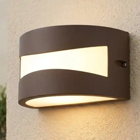Occasione Imperdibile Applique da esterno balcone caffé design moderno 4000k ip65