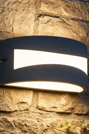 Saldi Applique da esterno moderna grafite led 4000k ip65