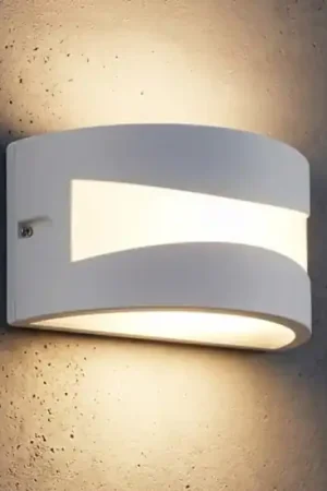 Ultimissimo Modello Applique da esterno bianca moderna led 4000k ip65