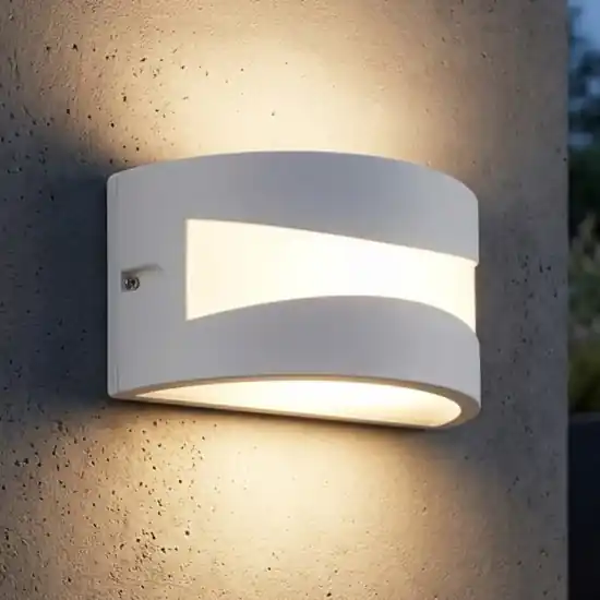 Ultimissimo Modello Applique da esterno bianca moderna led 4000k ip65