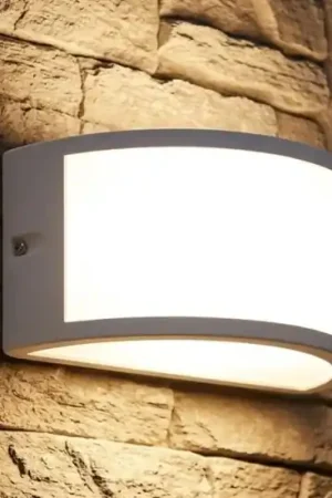 Applique curva per esterno bianca led 4000k ip65 Consegna Rapida