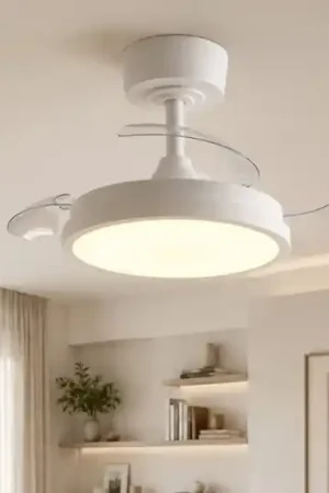 Ventilatore con plafoniera pale retraibili eglo malpica led cct stanza 13mq A Buon Prezzo