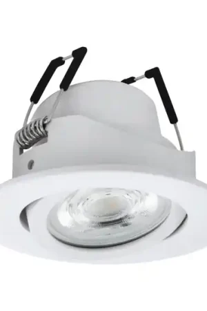 Compra Adesso Faretto da incasso 220-240v smart led rgb 2700k a 6500k dimmerabile controllo con app bianco eglo saliceto