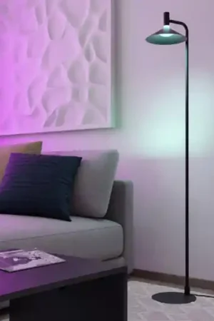 Lampada da terra piantana eglo conomavilla-z nera led rgb 2700k a 6500k controllo remoto app Subito Disponibile