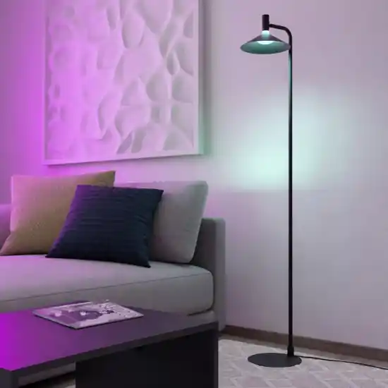 Lampada da terra piantana eglo conomavilla-z nera led rgb 2700k a 6500k controllo remoto app Subito Disponibile