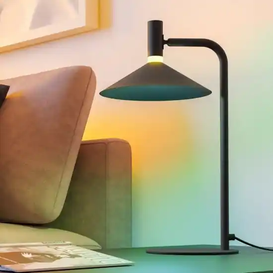 Compra Adesso Lampada da tavolo esglo conomavilla-z nera led rgb 2700k a 6500k controllo remoto app