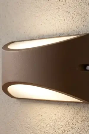 Vendita Finale Applique da esterno led 3000k color caffe moderna ip65
