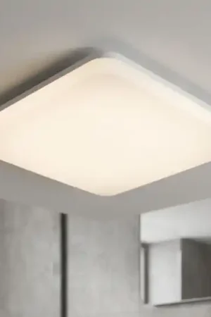 Offerta Plafoniera da bagno quadrata bianca moderna led cct isyluce