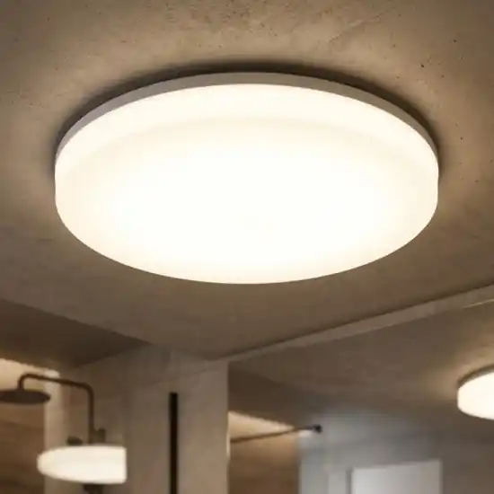 Isyluce plafoniera da bagno moderna rotonda bianca led 50w cct ip54 Prezzo Conveniente