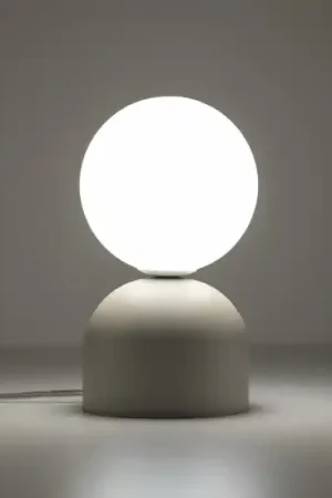 Abat-jour lampada da comodino bianca design moderna Esclusivo