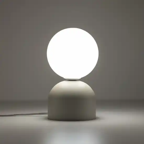Abat-jour lampada da comodino bianca design moderna Esclusivo