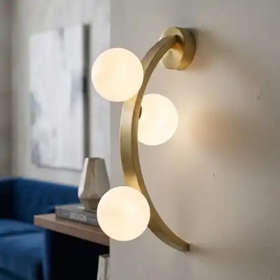 Vivida applique da parete sunset oro spazzolato led 3000k dimmerabile Bestseller