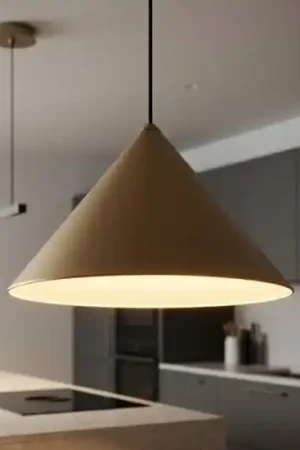 Vivida lumunelle lampada a sospensione sabbia design cono moderno Ultima Occasione