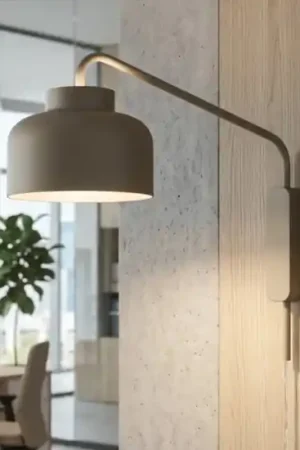 Applique lampada da parete moderna vivida bottone sabbia dimmerabile con telecomando Direttamente Dal Produttore