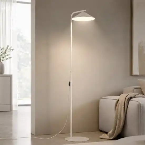 Vendita Finale Piantana design minima metallo champagne