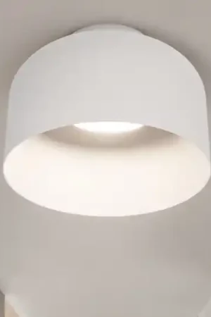 Vivida bottone plafoniera per cucina moderna bianca led dimmerabile con telecomando Prezzo Basso