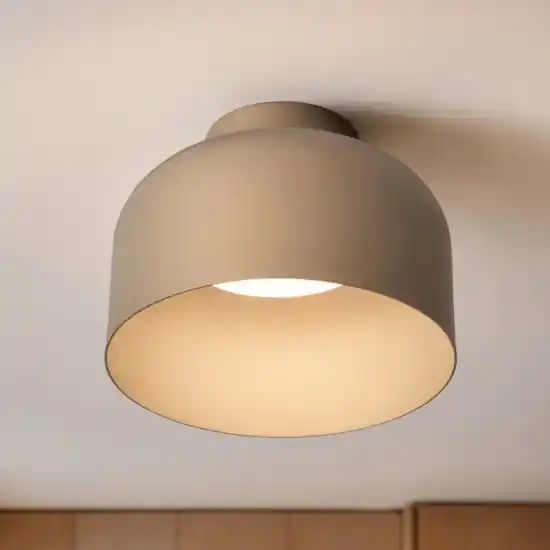 Vivida plafoniera da soffitto bottone sabbia led dimmerabile con telecomando 22cm Miglior Prezzo