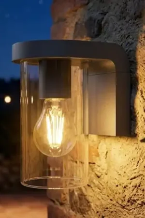 Applique da esterno moderna antracite top light lugano Promo Stagionale