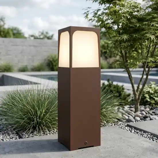 Top light york lampioncino basso da giardino corten ip54 Direttamente Dal Produttore
