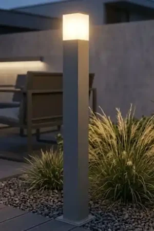 Ultima Occasione Lampione paletto da esterno antracite moderno top light nizza