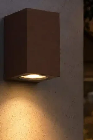Applique corten da esterno moderna top light atene ip65 Novità