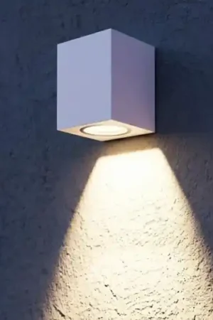 Applique da esterno top light atene bianca ip65 Super Prezzo