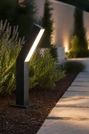 Ultima Occasione Lampioncino da esterno moderno ip44 nero led 3000k h36 cm