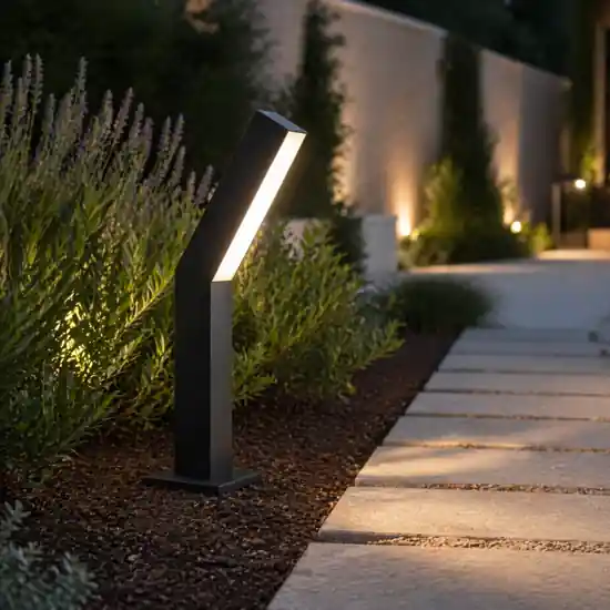 Ultima Occasione Lampioncino da esterno moderno ip44 nero led 3000k h36 cm