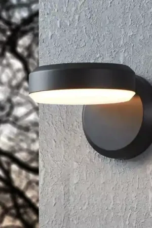 Acquista Ora Applique da esterno led 3000k ip54 nera moderna