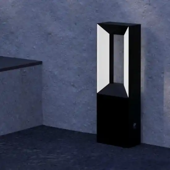 Compra Oggi Stesso Lampioncino basso da esterno nero ip54 led 3000k h34 cm