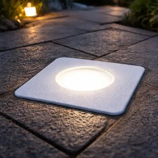 Compra Adesso Top light capri faretto per esterno grigio da incasso a pavimento calpestabile