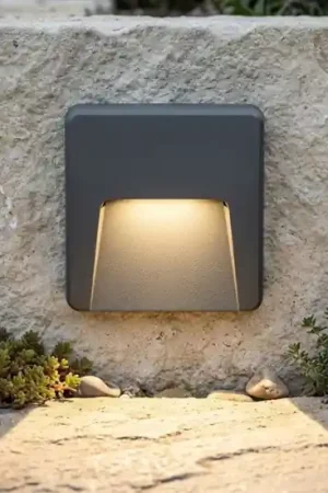 Ultima Occasione Top light segnapasso a parete per esterni moderno antracite led 3w cct ip65