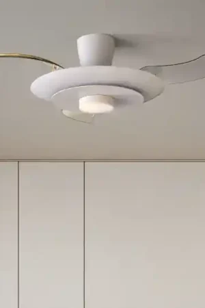 Ventilatore da soffitto pale retrattili bianco led cct ambienti 13-20mq Compra Adesso