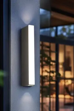 Acquista Ora Applique da esterno moderno ip65 pressofusione di alluminio antracite led 3000k