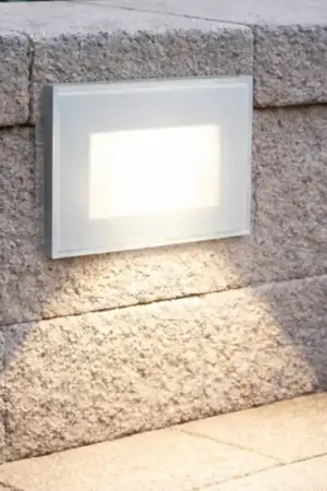 Acquista Ora Top light segnapasso gliss da incasso parete per esterno led cct ip65