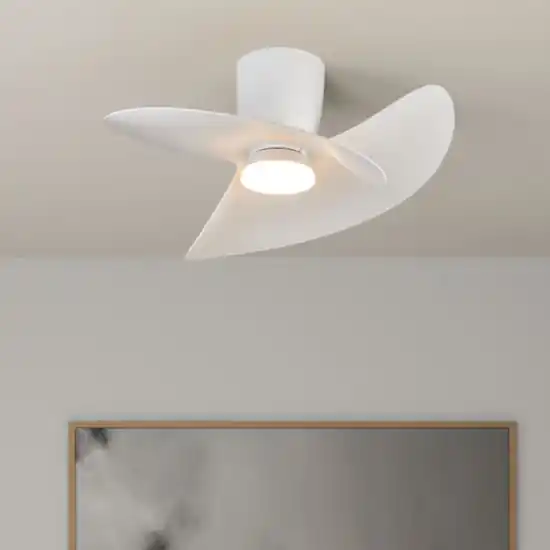Ventilatore a pale da soffitto con luce led cct max 13mq con telecomando Consegna Rapida