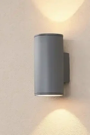 Ultima Occasione Ondaluce ap jubo applique da esterno grigio ip54 cilindro