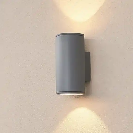 Ultima Occasione Ondaluce ap jubo applique da esterno grigio ip54 cilindro