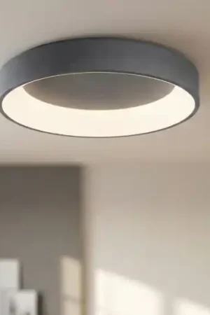 Plafoniera led 35w 60cm grigio 3000k-4000k affralux band diodi Spedizione Espresso