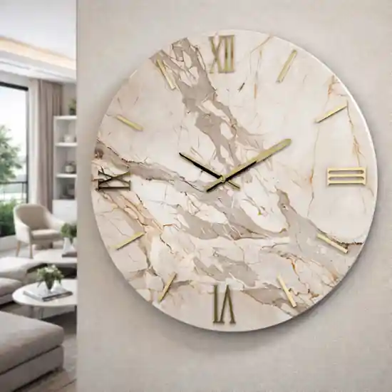 Orologio design moderno rotondo per soggiorno 60cm Nuova Collezione