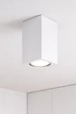 Direttamente Dal Produttore Ondaluce faretto da soffitto aloa bianco squadrato moderno