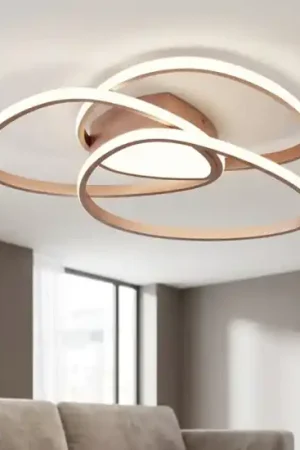 Subito Disponibile Ondaluce plafoniera moderna rose pc oro led 3000k dimmerabile