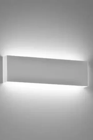 Applique da parete isyluce led 24w 3000k 4000k bianca rettangolare Affare