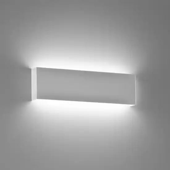 Applique da parete isyluce led 24w 3000k 4000k bianca rettangolare Affare