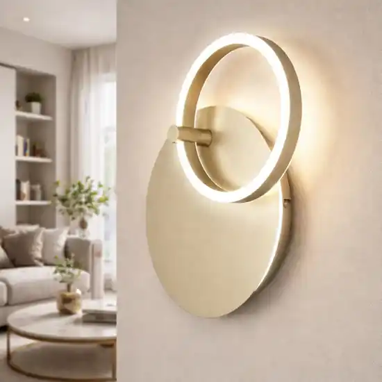 Soddisfatti O Rimborsati Ondaluce sabe applique da parete moderna oro led 28w 3000k dimmerabile