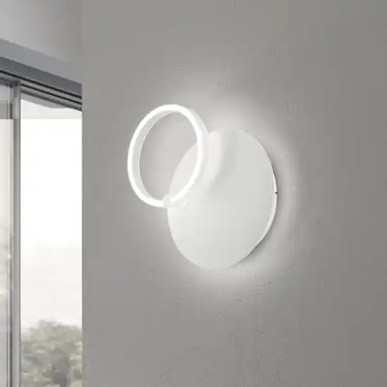 Quantità Limitata Ondaluce applique da parete sabe bianca orientabile led 28w 3000k dimmerabile