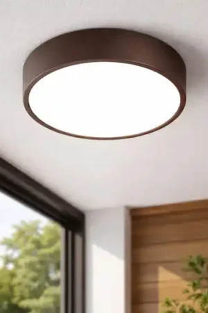 Ultima Occasione Ondaluce plafoniera patio corten da esterno rotonda led 10w 4000k ip54