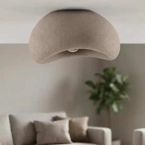 A Buon Prezzo Plafoniera marrone wabi sabi 50cm design japandi